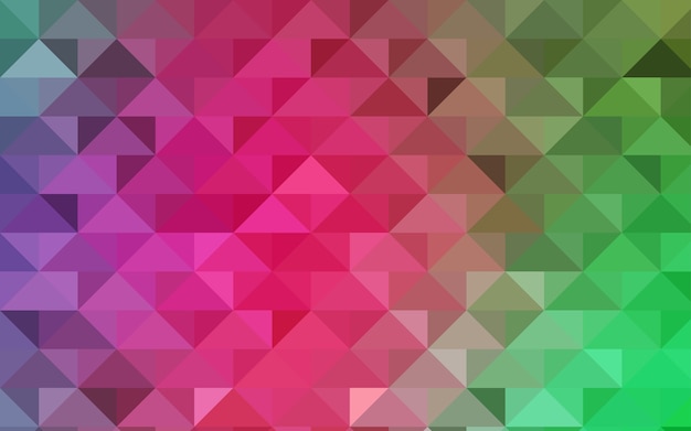 Green vector polygonal template