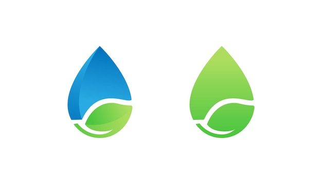 Green water logo design