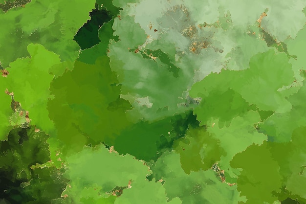 Green watercolor background