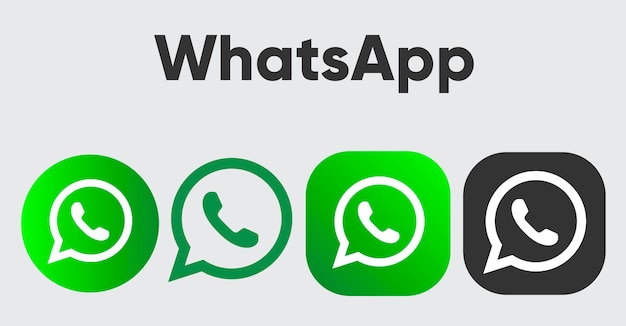 Green WhatsApp button with phone and bubble chat icon