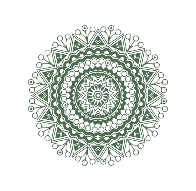 a green and white design with a green design on the bottom