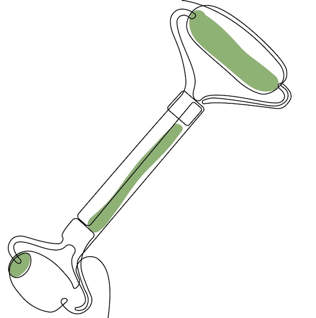 Vector a green and white drawing of a tool with the word " on it "