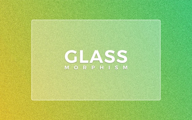 a green and yellow background with the words glassware