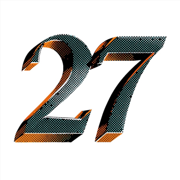 a green and yellow pattern with the number 21