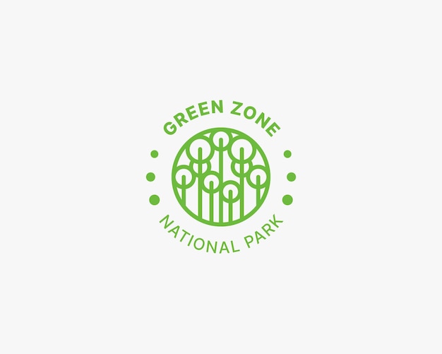 Green zone natural park logo