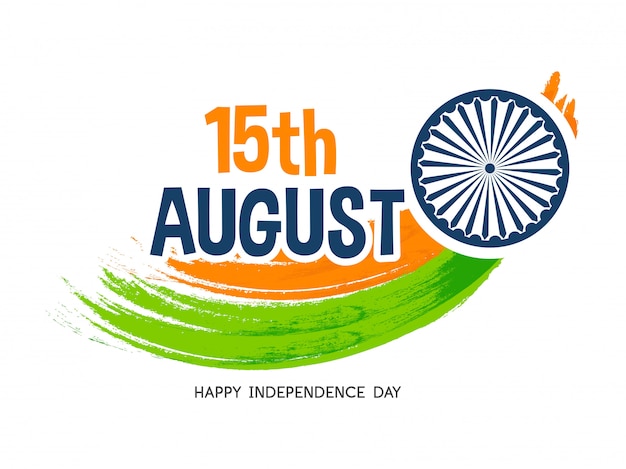 Greeting card for Independence day of India-15 August