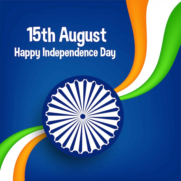 Greeting card for Independence day of India-15 August