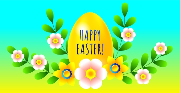 Greeting Easter card