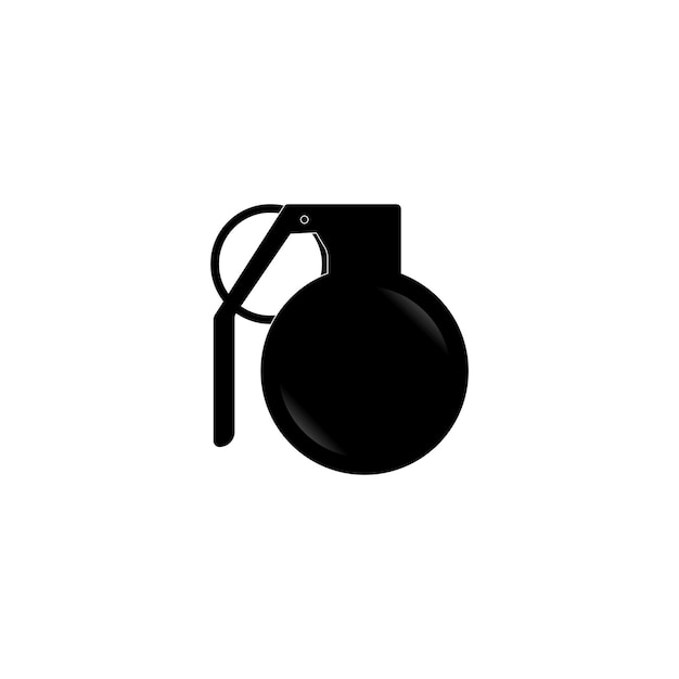 Grenades logo design vector grenade symbol design template