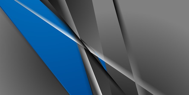 Vector grey and blue tech corporate abstract background