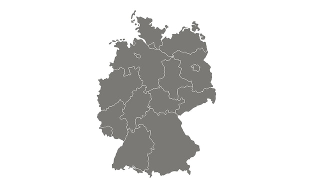 Grey German map