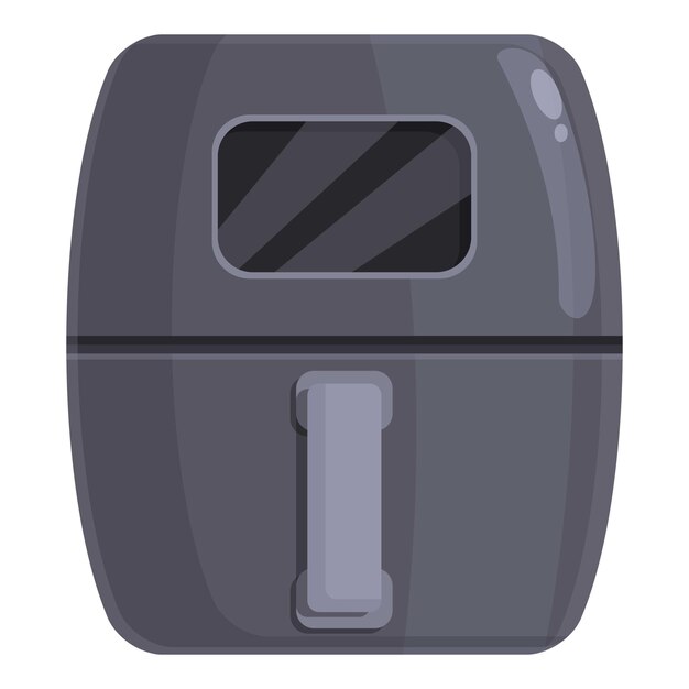 Vector grill air fryer icon cartoon vector cook food fat french