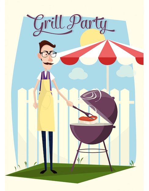 Grill party design