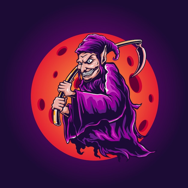 Grim Reaper Illustration