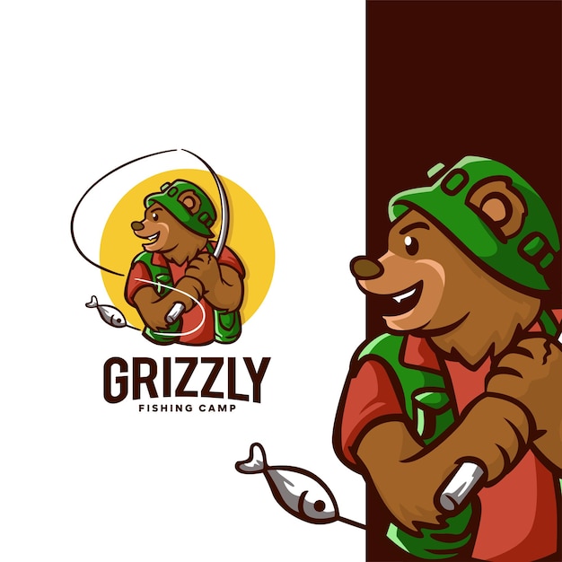 Grizzly Fishing Camp Logo