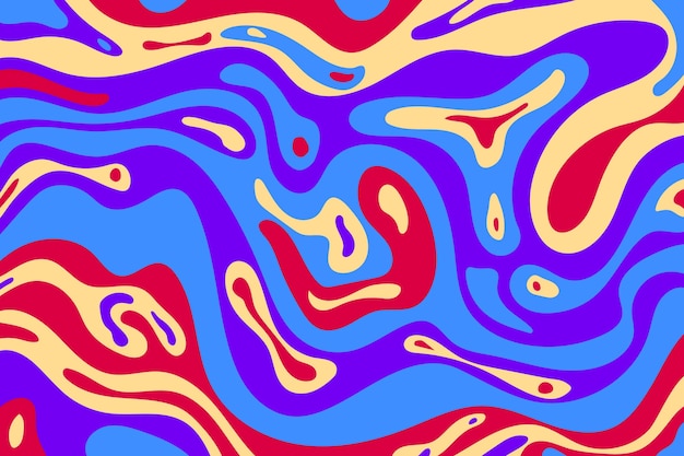 Groovy psychedelic background