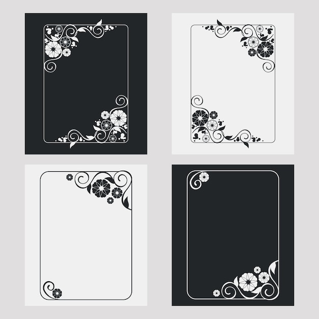 Vector a group of cards with a design that says quot i love quot on the bottom