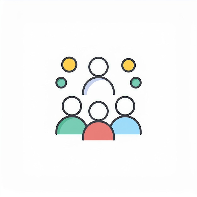 a group of people in a circle with the word  people  on the bottom