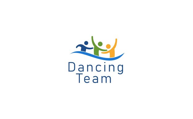 Group of people dancing silhouette vector illustration Human friends having fun on the party