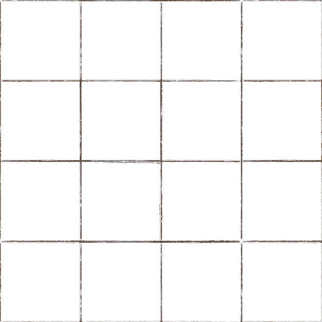 Grout seams of ceramic tile in brown color grid step by vector image seamless pattern good for