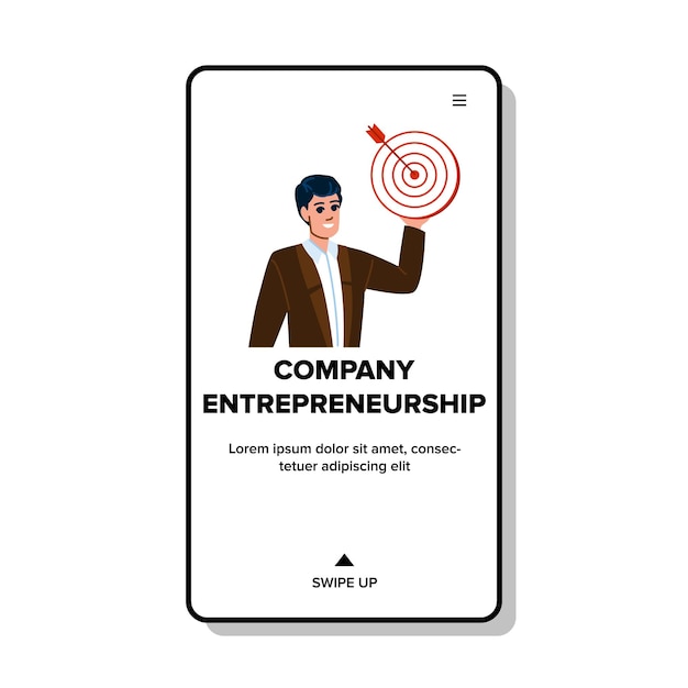 growth company entrepreneurship vector