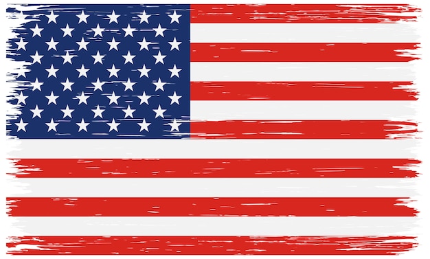 Grunge american flag