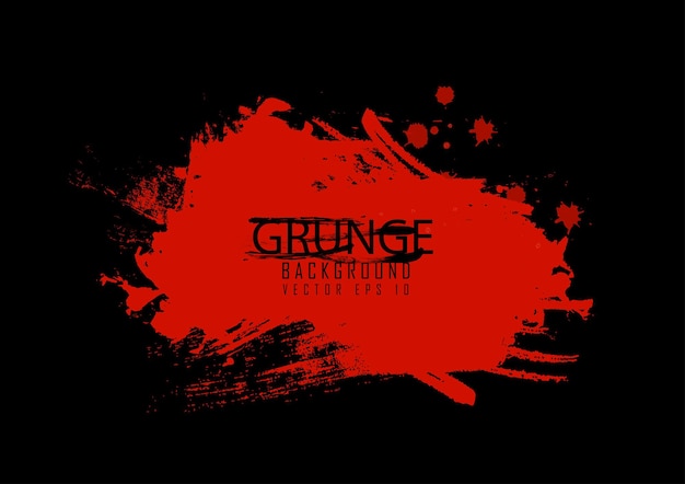 Grunge Black and red Background Texture