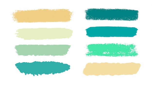 Grunge Brush Strokes Pastel Color