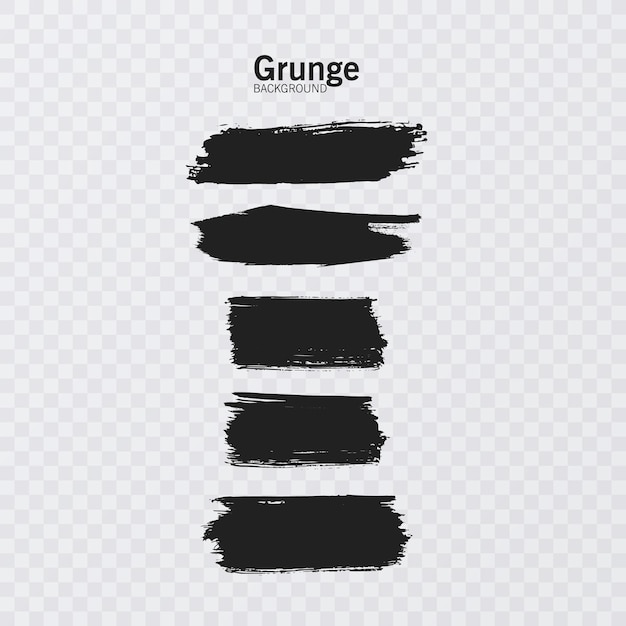 Grunge design elements Ink grunge splat collection vector