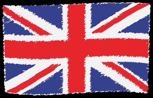 Grunge flag of the united kingdom