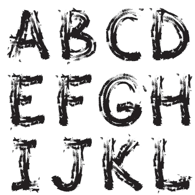 Grunge font