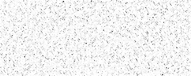 Grunge halftone texture Comic spots and drops Dirty white and black pixelated canvas surface