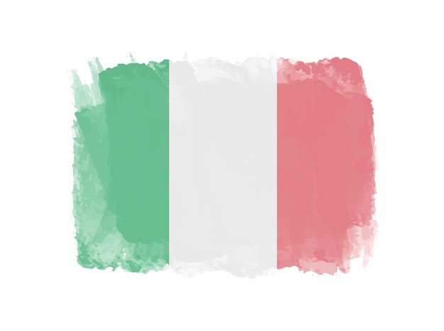 grunge italy flag 