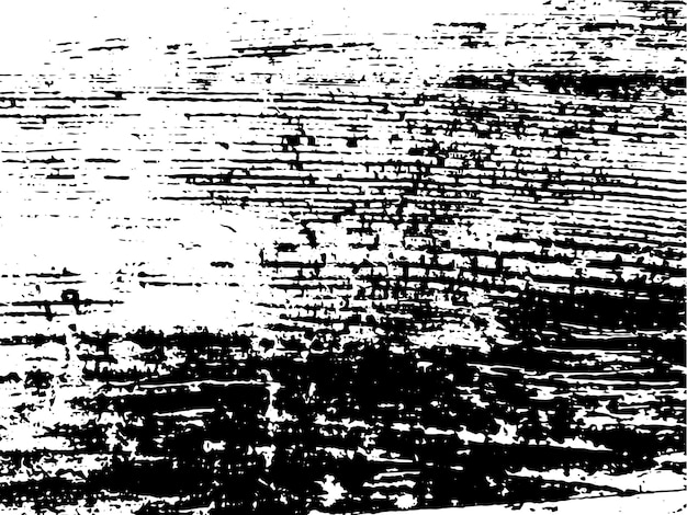 Grunge natural wood monochrome texture Abstract wooden surface overlay background in black and white Vector illustration