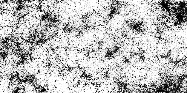 Grunge old detailed black abstract texture Dots spots splashes ink Vector background