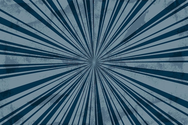 Grunge sunburst blue speed background vintage style