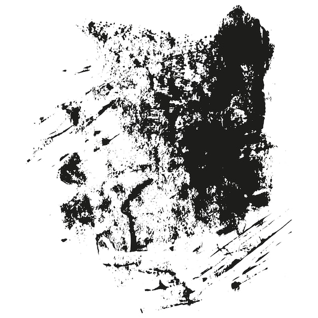 grunge texture black and white vector brush