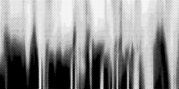 Grunge texture vector halftone dots background fading dot