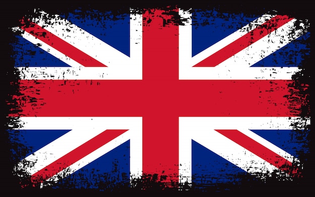 Grunge united kingdom flag