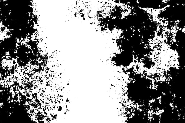 Vector grunge vector overlay black and white rough grunge texture monochrome background black grunge art