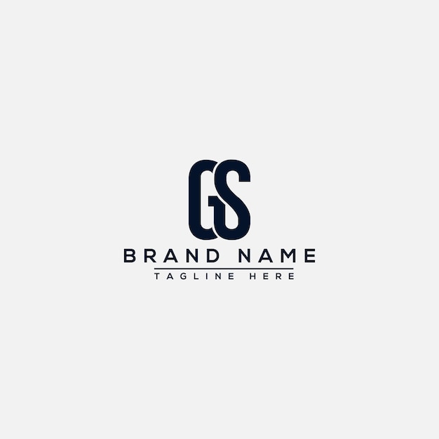 GS Logo Design Template Vector Graphic Branding Element