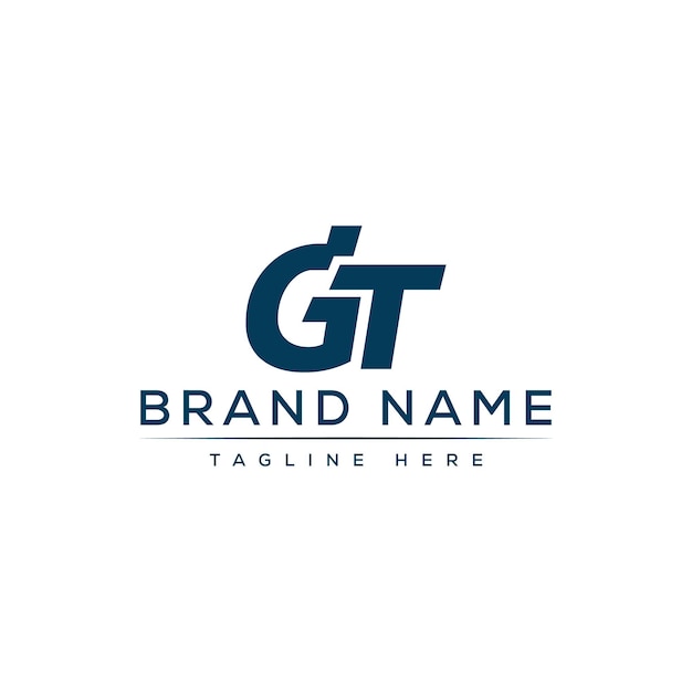 Vector gt logo design template vector graphic branding element