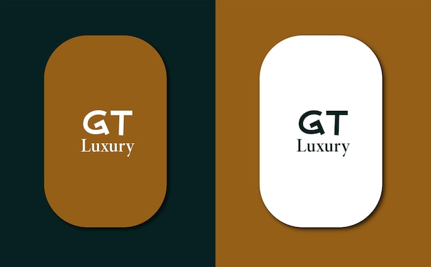 GT Logo design vector in Chinese letters