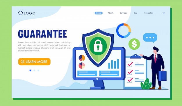 Guarantee Landing Page Website