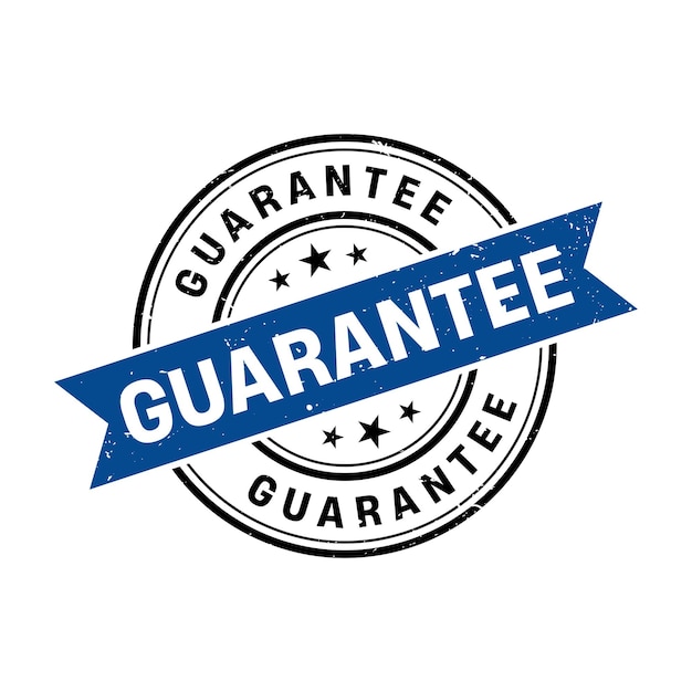 Guarantee Stamp Guarantee Grunge Round Sign