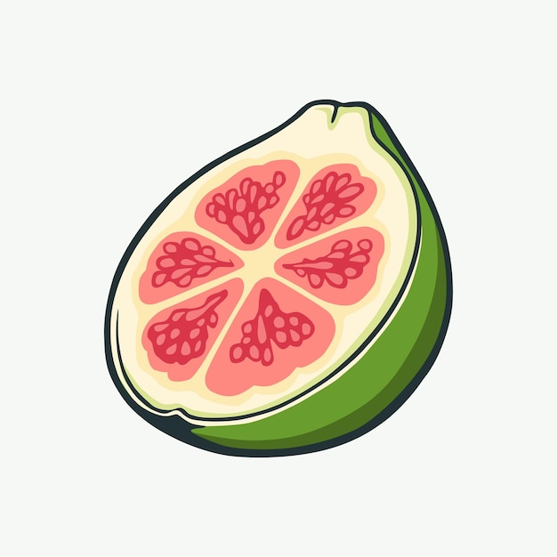 Guava Fruit with Exotic Seeds