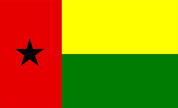 Vector guinea bissau flag design illustrations vectors