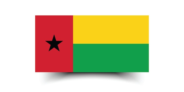 Vector guinea bissau flag