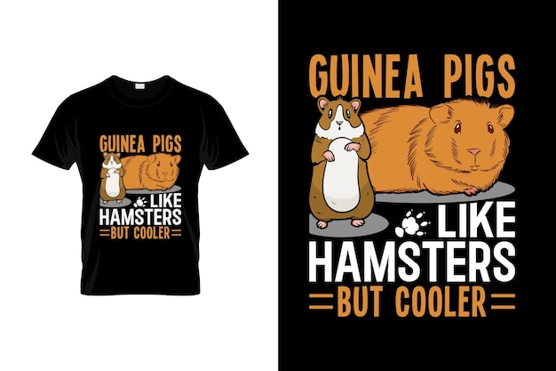 Guinea pig tshirt design