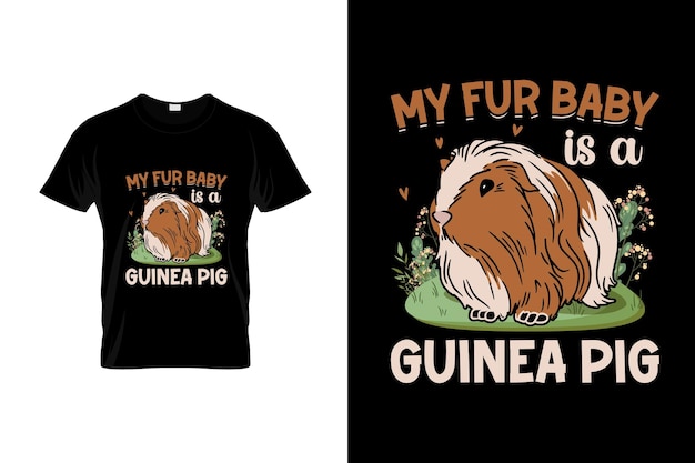 Guinea pig tshirt design